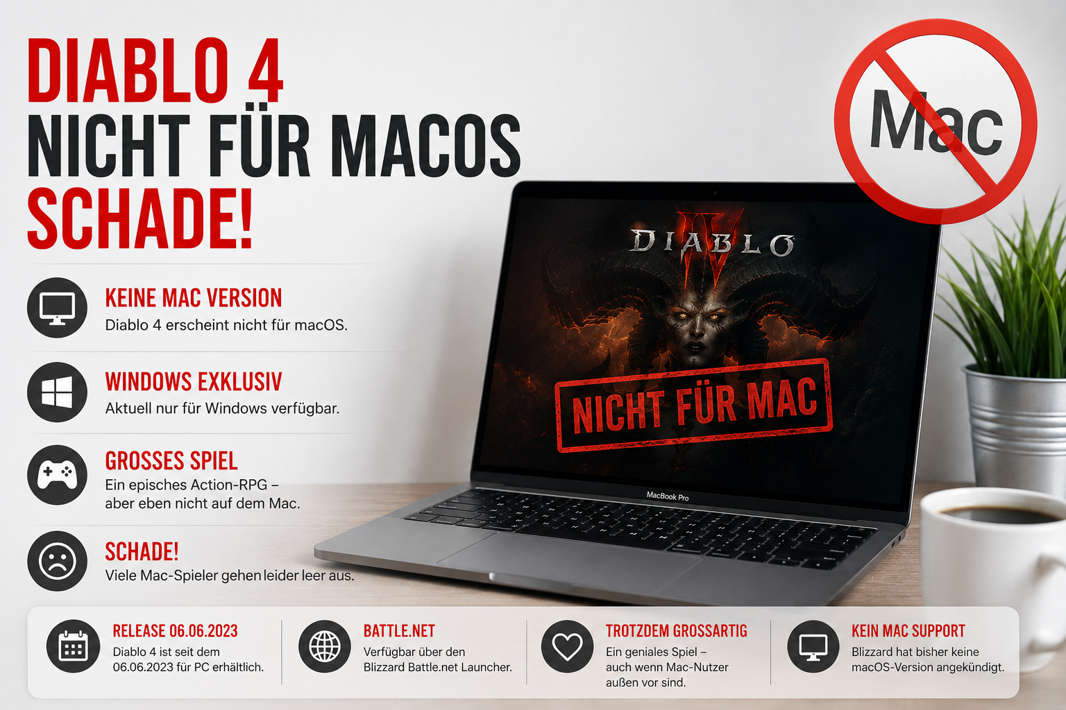 Diablo 4 erscheint nur für Windows